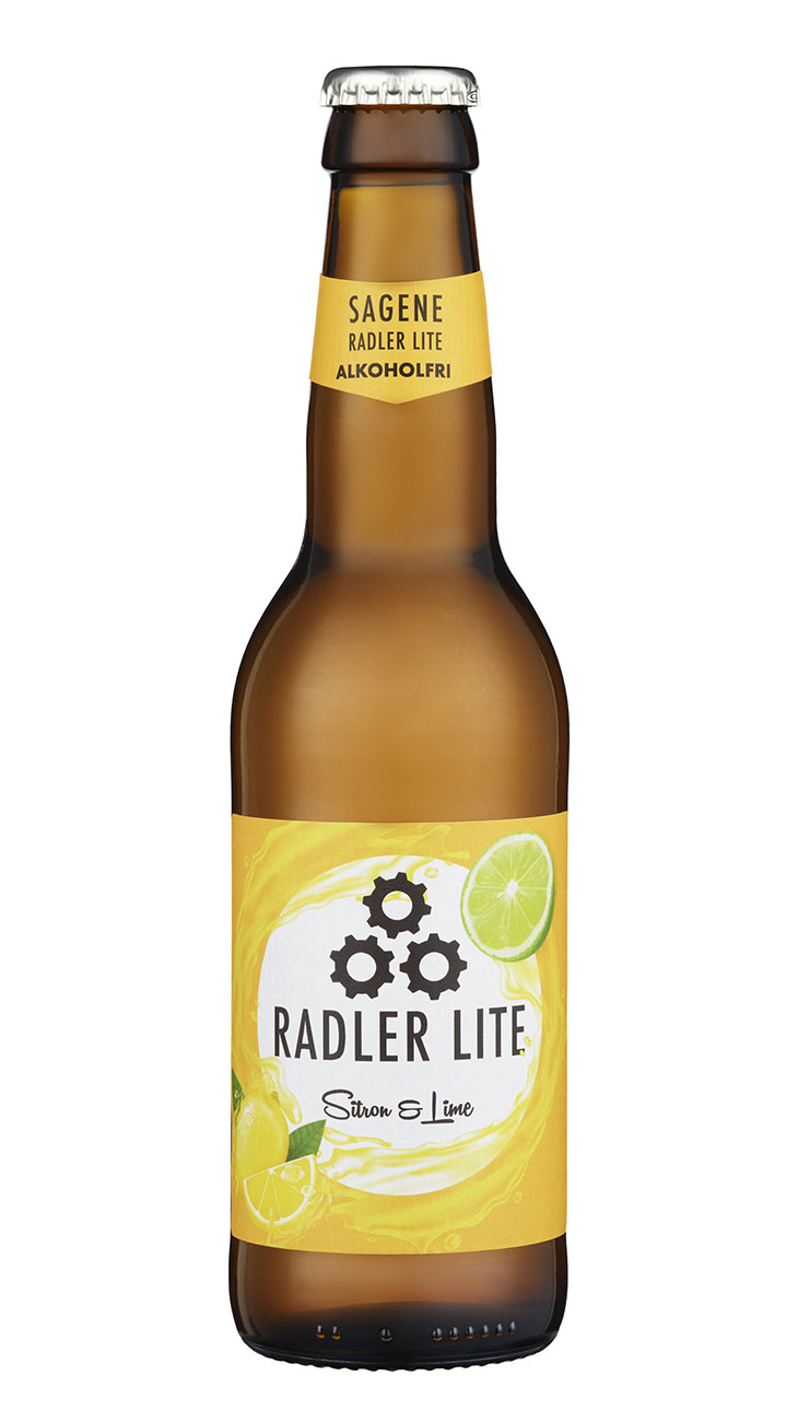 Sagene Radler LITE med sitron og lime